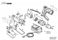 Bosch 0 601 946 520 Gsr 12 Vpe-2 Cordless Screw Driver 12 V / Eu Spare Parts